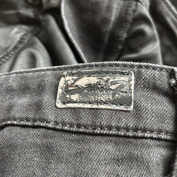 Seven 7 Black Bombshell High-Rise Boot Cut Jeans  Women’s Black Stretch Size 12 - Picture 11 of 12